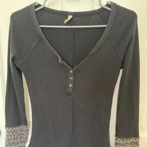 Free People Cuffed Tee